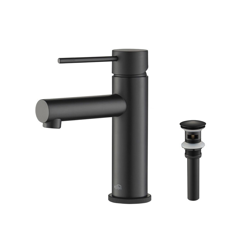 KIBI USA Circular X Handle Single Hole Bathroom Faucet & Reviews Wayfair